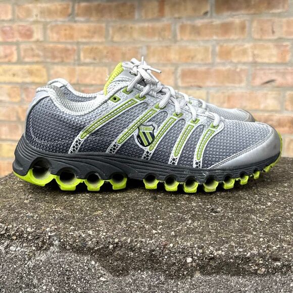 K-Swiss Other - K-Swiss Tubes Run 100 Men’s Running Shoes Grey Lime Green size 9.5